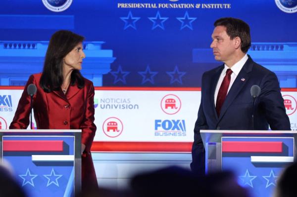 Haley and DeSantis face off in the second GOP debate.